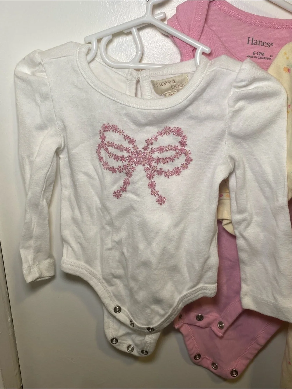 Carter's & Just One You Sleepers, and Between Baby and Hanes Onesie